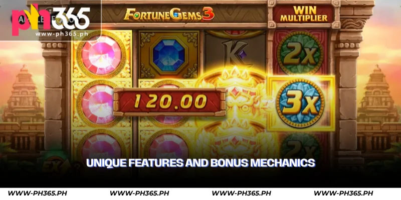 Fortune Gems 3 Slot – Spin, Split & Win Big on PH365 3 unique features and bonus mechanics